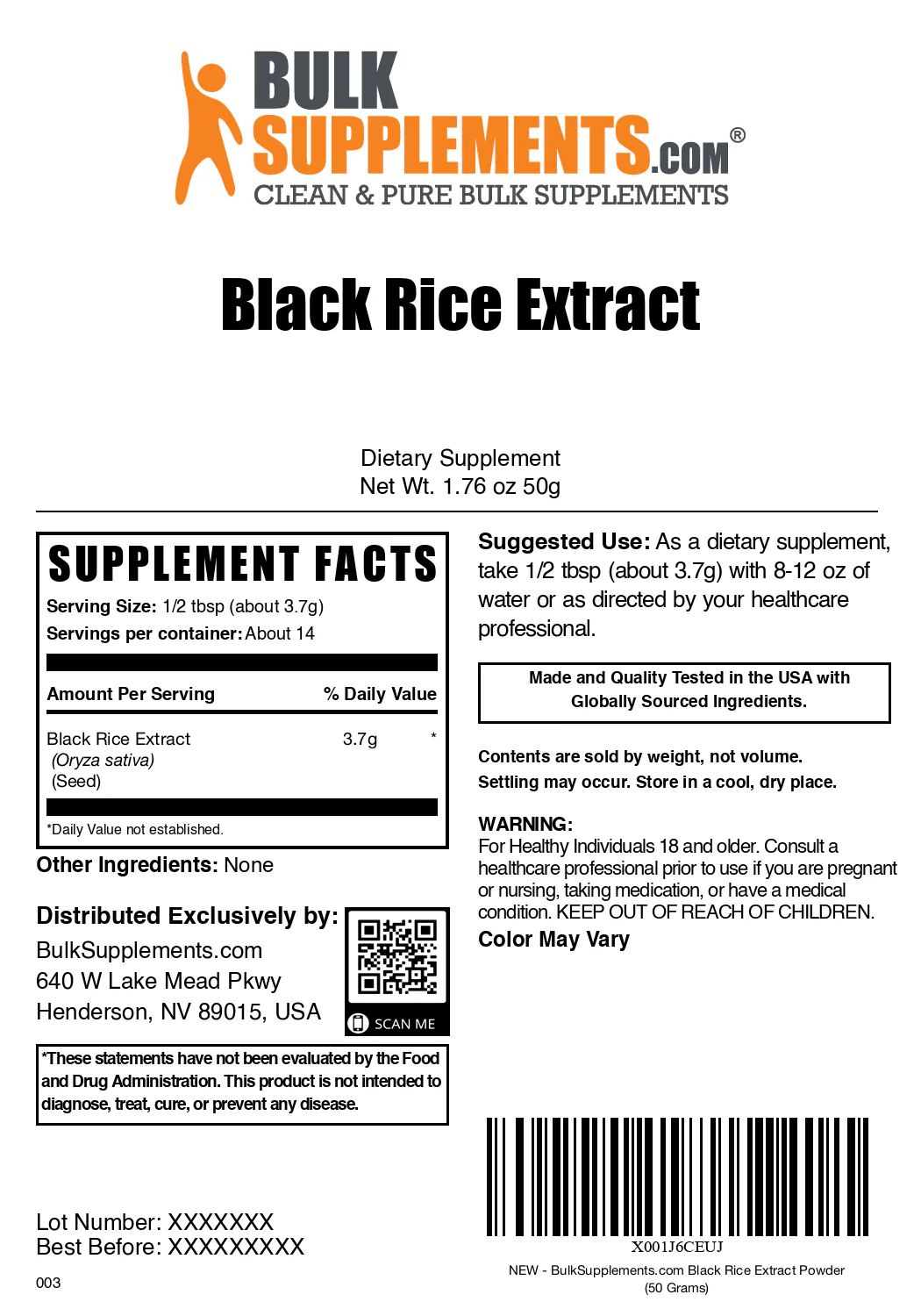Black Rice Extract Powder - Image 6