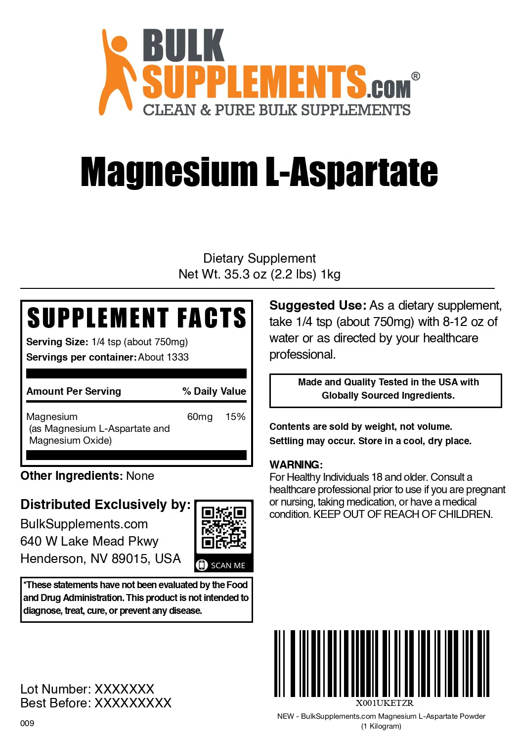 Magnesium L-Aspartate Powder - Image 13