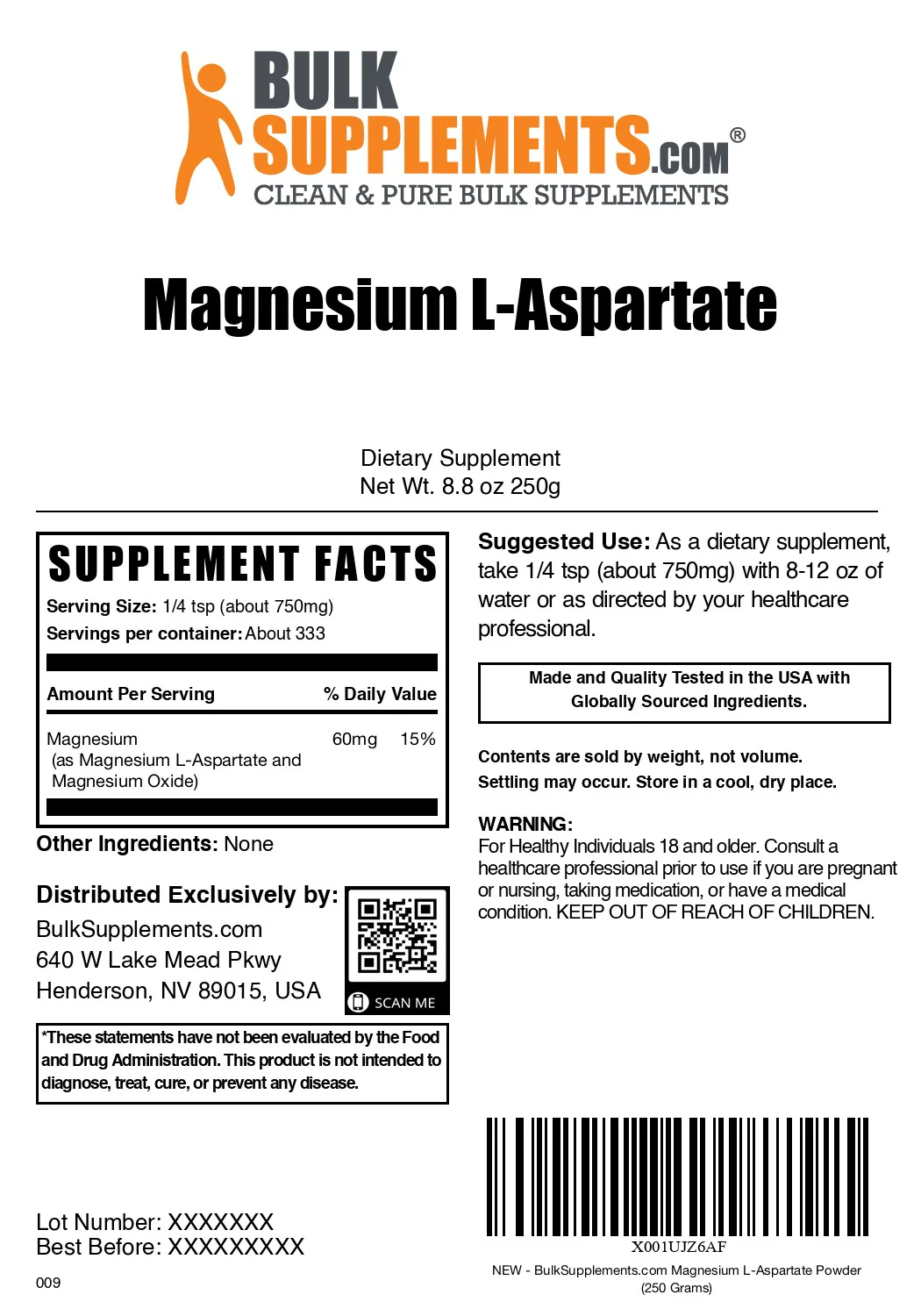 Magnesium L-Aspartate Powder - Image 8