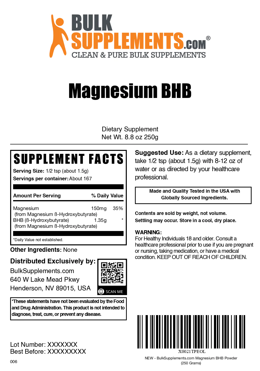 BHB Beta-hydroxybutyrate (Magnesium) Powder - Image 6