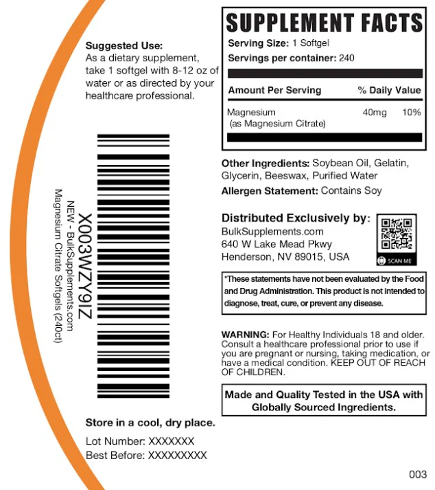 Magnesium Citrate Softgels - Image 6
