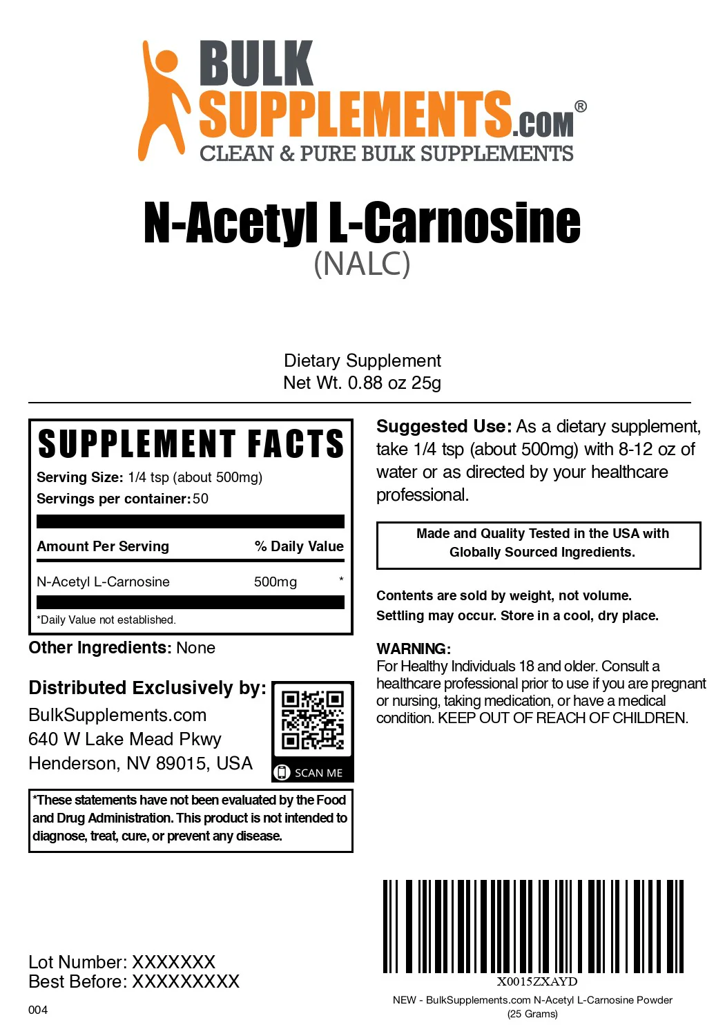 N-Acetyl L-Carnosine (NALC) Powder - Image 6