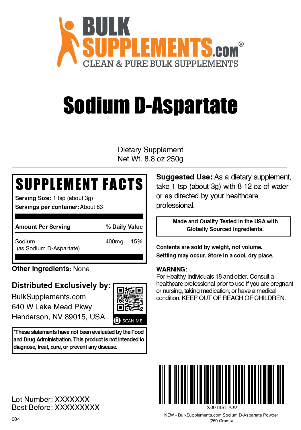 Sodium D-Aspartate Powder - Image 6