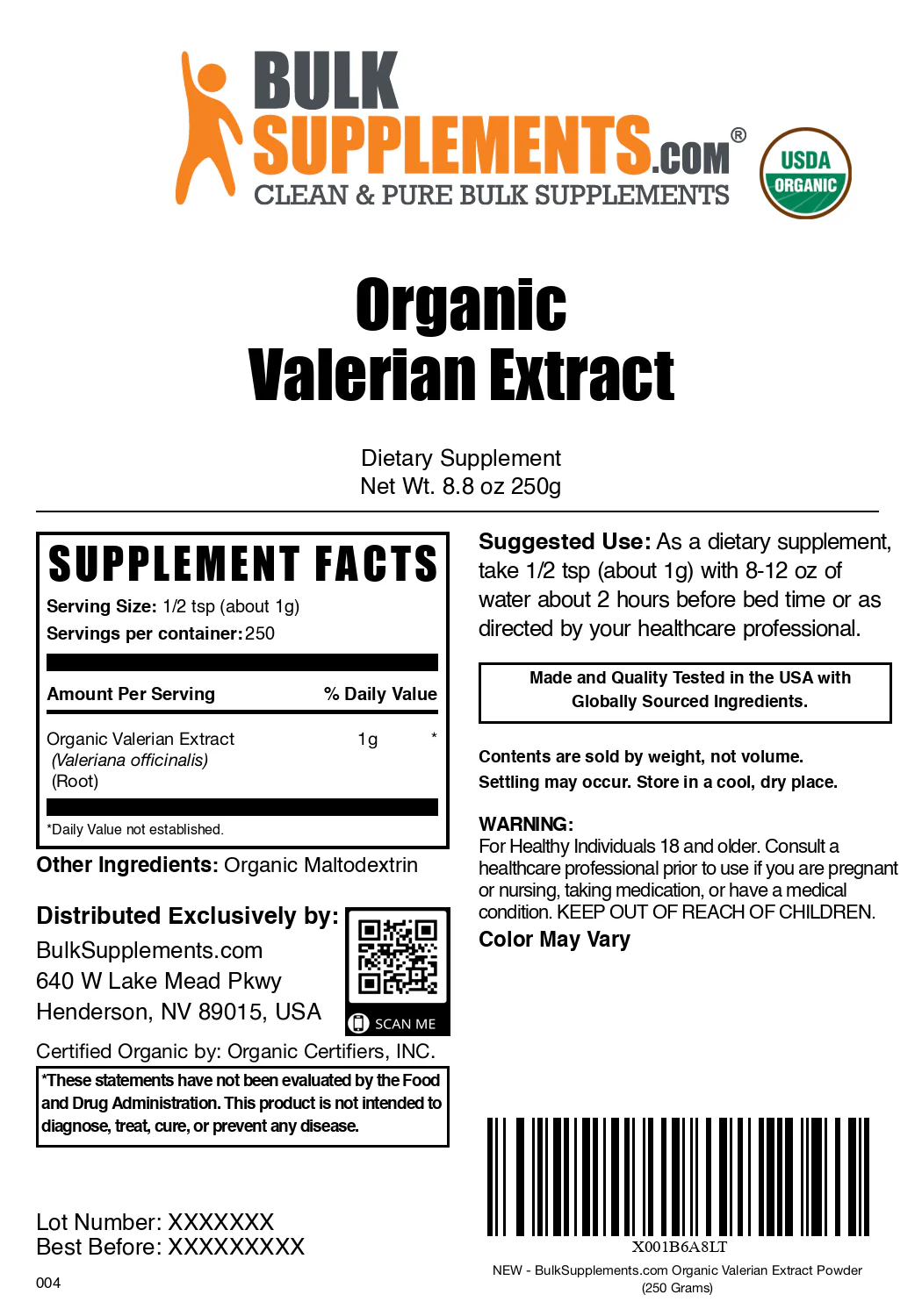 Organic Valerian Root Extract Powder - Image 6
