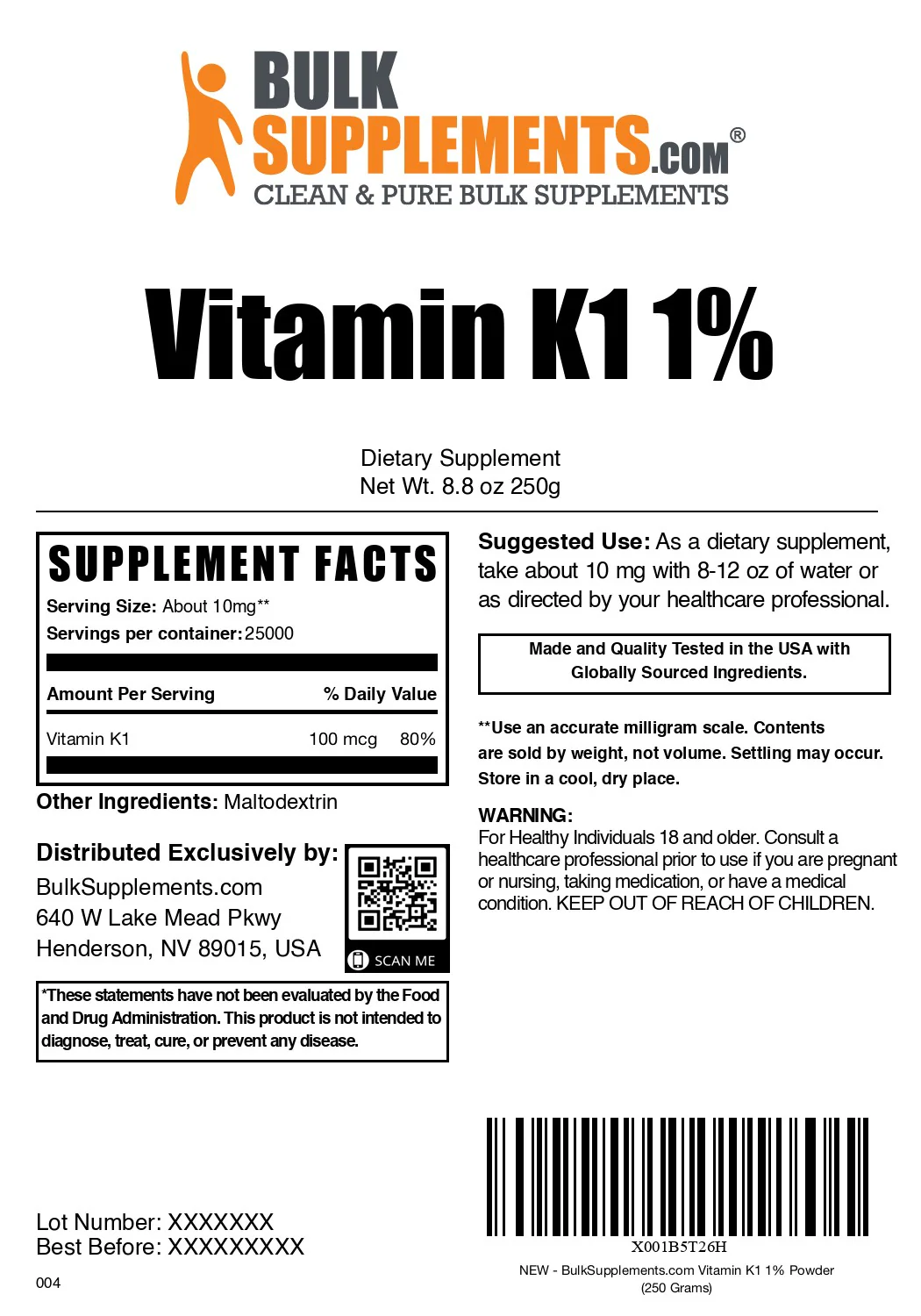 Vitamin K1 (1%) Powder - Image 6