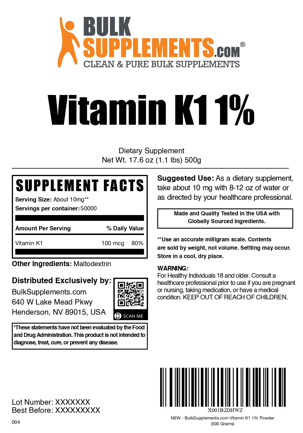 Vitamin K1 (1%) Powder - Image 8