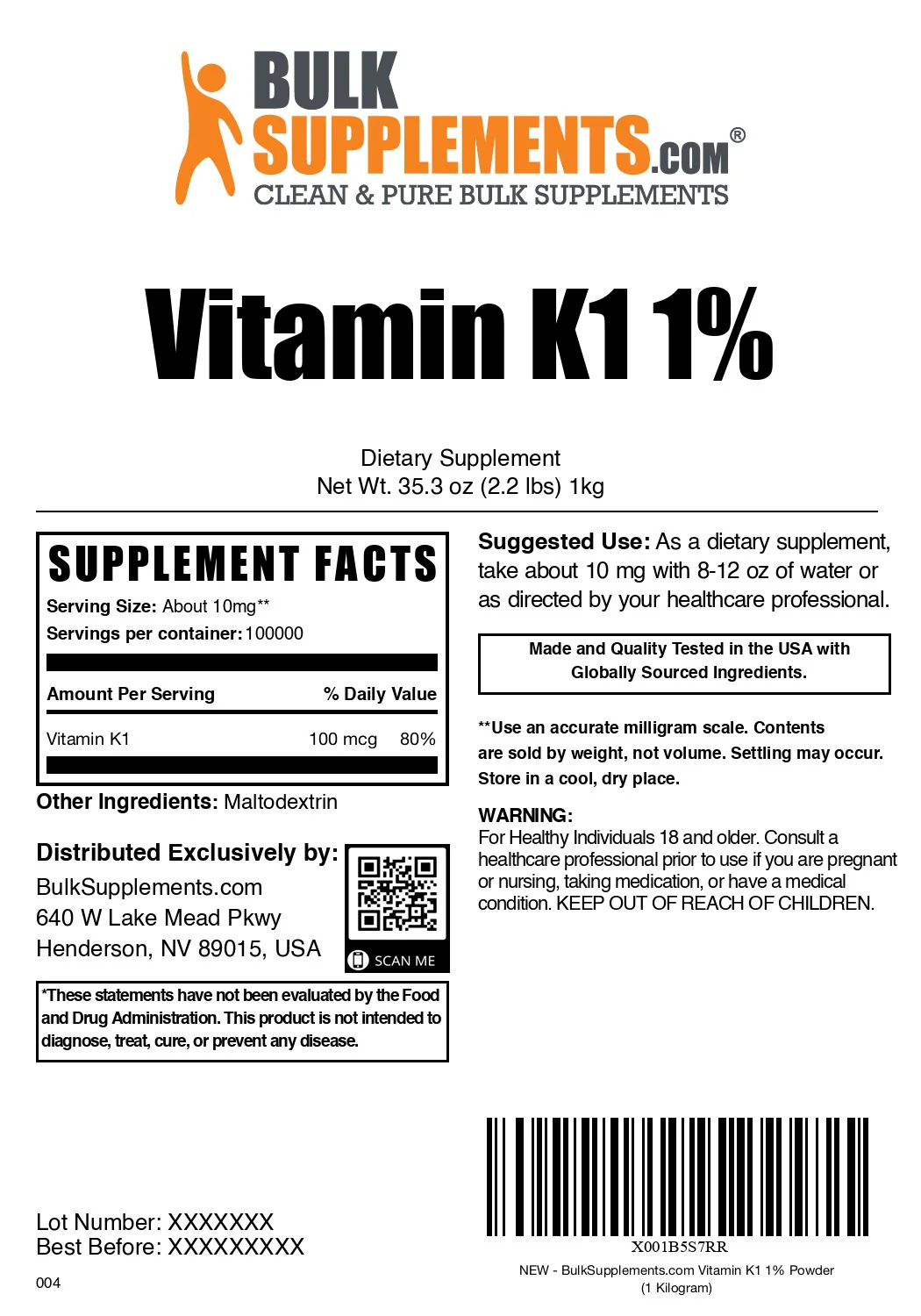 Vitamin K1 (1%) Powder - Image 9