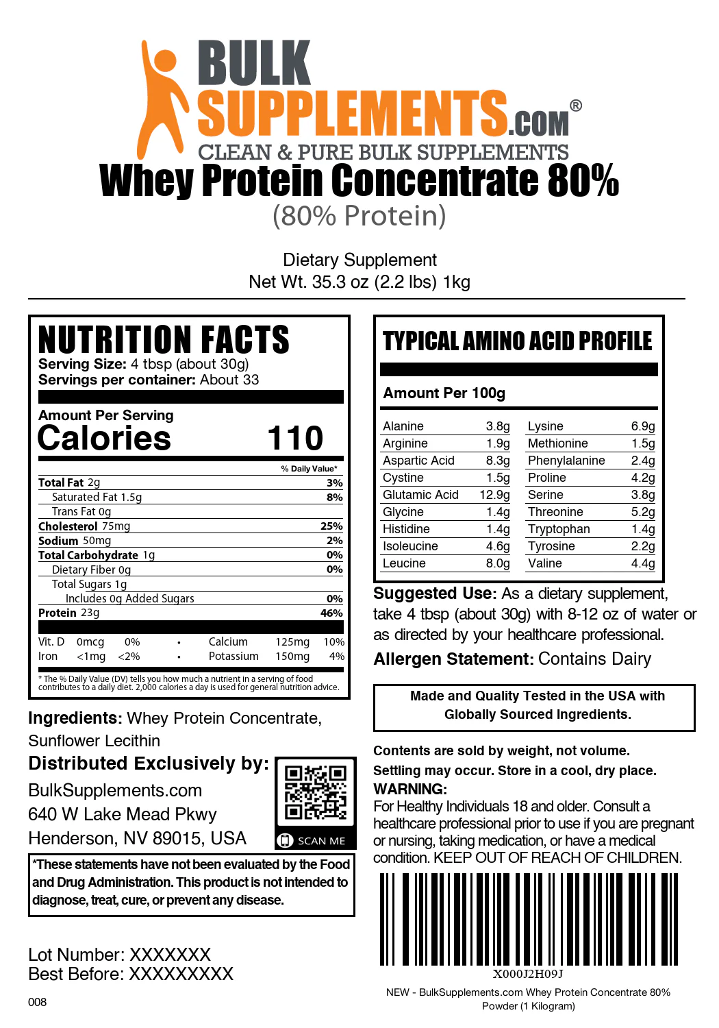 Whey Protein Concentrate 80% Powder - Image 6