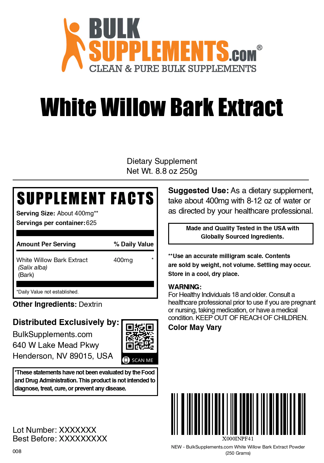 White Willow Bark Extract Powder - Image 6