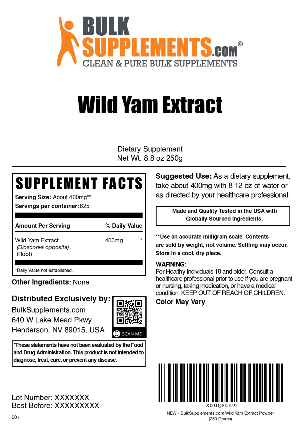 Wild Yam Extract Powder - Image 6