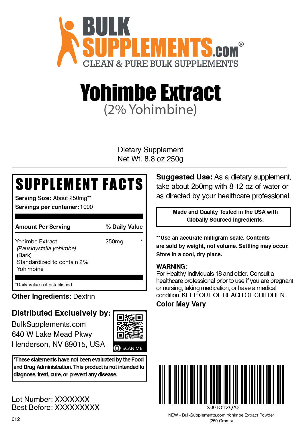 Yohimbe Extract Powder - Image 6