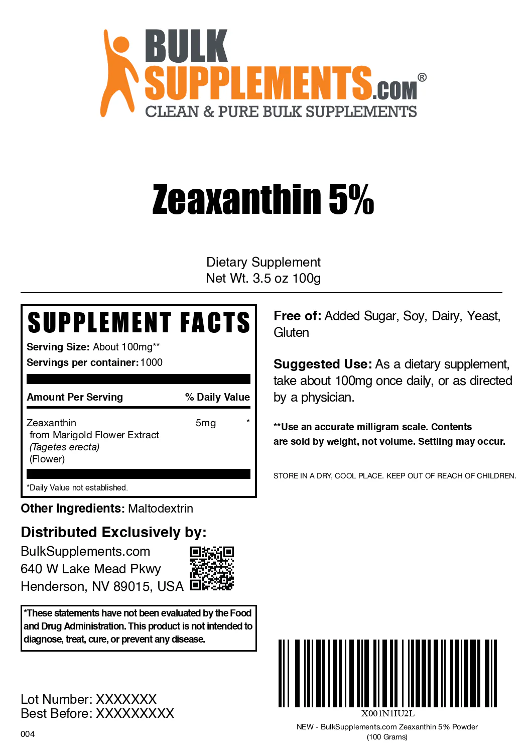 Zeaxanthin 5% Powder - Image 6